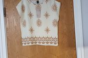 Emery Rose Top/Blouse  S.M. 12-14.   B.N.W.T
