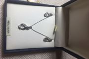 Diamond sterling silver set