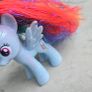 Rainbow Dash Brushable Figure Sparkle Glitter MLP G4 My Little Pony 2010 Image 8