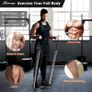 FREE EXPRESS SHIPPING Resistance Bands Set, 150lb 200lbs 250lbs Exercise Resistance Bands with Handles, 5 Tube Fitness Bands with Door Anchor, Handles, Portable Bag, Legs Ankle Straps for Muscle Training Image 2