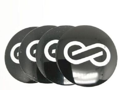 4PCS 56mm ENKEI Wheel hub cap sticker for performance emblem Car tire center cover logo Red Blue Hubcap badge