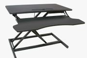 _Sit-Stand Desk, Height-Adjustable, Computer Desk, Manual Height Adjustable Rack, Suitable for All Standard desktops, Ideal for Offices, Installation Free, Office Product