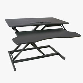 _Sit-Stand Desk, Height-Adjustable, Computer Desk, Manual Height Adjustable Rack, Suitable for All Standard desktops, Ideal for Offices, Installation Free, Office Product