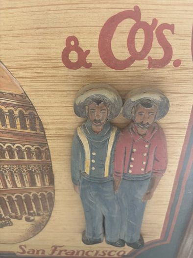 Levi Strauss advertising wooden 3d sign
