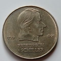 20 Mark 1972 East Germany DDR Friedrich von Schiller