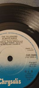 Fun boy Three - IRISH PRESSING The telephone always rings