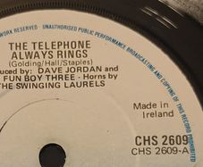 Fun boy Three - IRISH PRESSING The telephone always rings