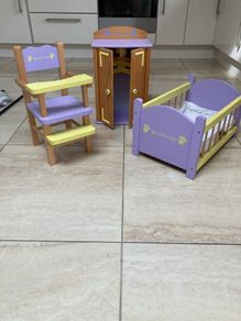 Wooden doll furniture
