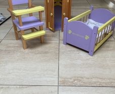 Wooden doll furniture