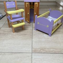Wooden doll furniture