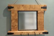 Very unique wall hung mirror
