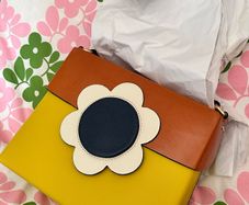 Orla Kiely Bag Giant Flower Fairfield Lemon