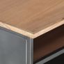 Coffee Table Grey 90x50x35 cm Solid Acacia Wood Image 2