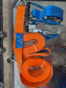 Heavy Duty Ratchet Strap 5Tonne Break . 2.5T LC  8m Long Brand New