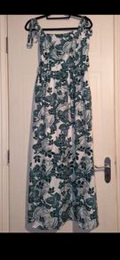 Summer dress green floral