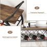 Drinks Trolley for Kitchen, Bar, Dining Room, Living Room, 76 W x 40.5 D x 84 H cm, Vintage Image 6