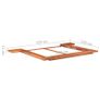 Japanese Futon Bed Frame Solid Acacia Wood 200x200 cm Image 2