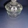 Vintage Hand Cut Jam Bowl with Lid for Sale Image 7