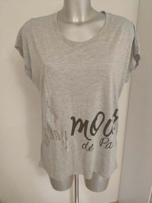 Vila grey/silver Paris top size XL UK14/16 EU42/44 Perfect condition Postage included