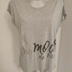 Vila grey/silver Paris top size XL UK14/16 EU42/44 Perfect condition Postage included