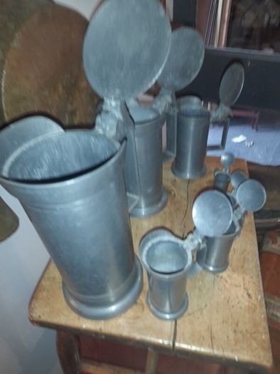 Graduated Pewter Measures 7