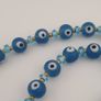 Vintage Venetian Style Evil Eye Glass Beaded Necklace Image 2