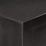 Drawer Cabinet Black and Gold 45x30x105 cm Solid Mango Wood Image 2