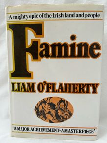 Liam O Flaherty FAMINE 1979 First Wolfhound Press Edition HC DJ Irish Classic VG
