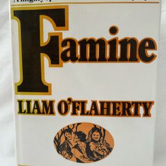 Liam O Flaherty FAMINE 1979 First Wolfhound Press Edition HC DJ Irish Classic VG