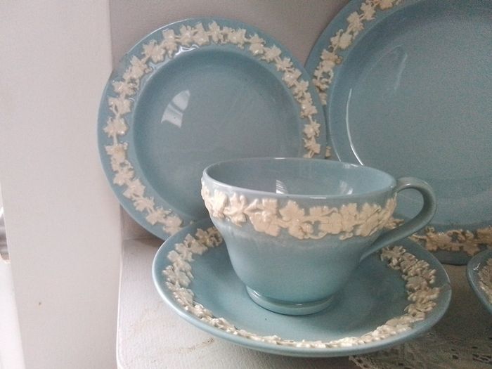 Wedgewood Queen's Ware Trio