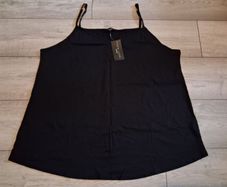Brand New New Look Metal Bar Trim Vest Top - Size - U.K.24 - RRP - 9.99