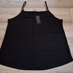 Brand New New Look Metal Bar Trim Vest Top - Size - U.K.24 - RRP - 9.99