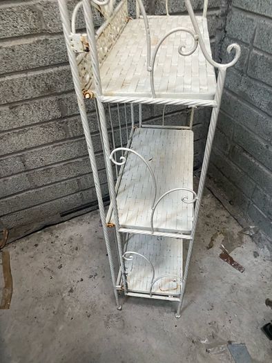 antique garden folding shelf stand