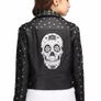 Zara biker jacket with studs Image 2