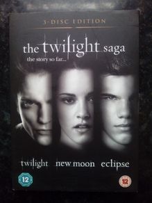 The Twilight Saga Dvd Trilogy New Moon Eclipse Vampire Movies