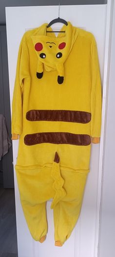 Adult Pikachu one-piece pyjamas
