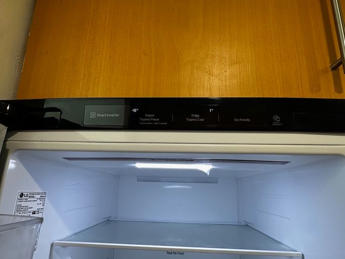 LG Fridge Freezer (black) - Excellent Condition