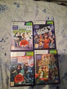 Xbox 360 Kinect games 5euro each