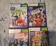 Xbox 360 Kinect games 4euro each