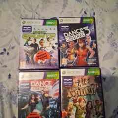 Xbox 360 Kinect games 5euro each