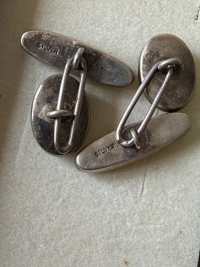 Sterling silver cufflinks