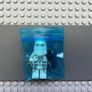 lego Star Wars sw1178 Snowtrooper minifigure- Female, Printed Legs, Dark Tan Hands, Light Nougat Head, Angry Smile Image 3