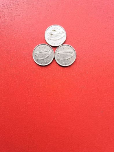 3 Irish 5p in Sequence 1992/3/4