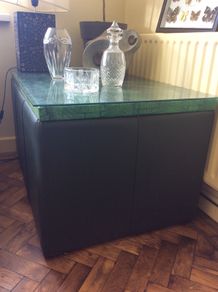 Coffee Table - SALE - Italian handmade leather covered table