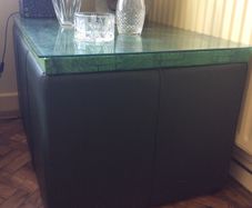Coffee Table - SALE - Italian handmade leather covered table