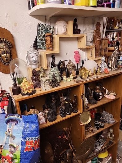 Buddha incense burner etc