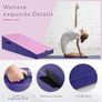 Slanted Gymnastics Mat, Wedge-shaped Soft Floor Mat, Foldable, 2-in-1 Gym Mat with Carry Handle, Sports Mat, Fitness Mat, Children for Home, Gym Image 6