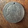 U2 Pop Tour Mexican Coin Pendant Keychain 1997 Concert Memorabilia Image 4