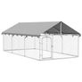 Outdoor Dog Kennel with Roof 400x200x150 cm Image 2