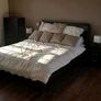Brown leather bed Image 2